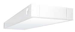 RAB PANEL1X4-34Y/E2 1' x 4' Recessed LED Panel, 34 Watts, 3000K Color Temperature, 84 CRI, 120V-277V, White Finish with Battery Back Up