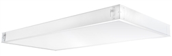 RAB PANEL2X4-59Y/D10 2' x 4' Recessed LED Panel, 59 Watts, 3000K Color Temperature, 82 CRI, 120V-277V, White Finish, Dimmable