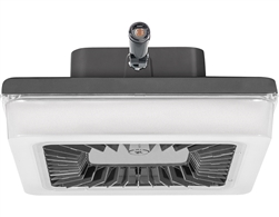 RAB PRT30Y/PCS 30W LED PORTO Garage Light with 120V Swivel Photocell, 3000K (Warm), 3136 Lumens, 72 CRI, 120VStandard Operation, DLC Listed, Bronze Finish