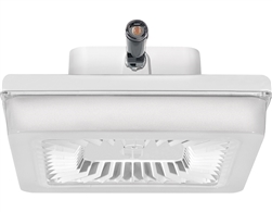 RAB PRT42NW/PCS2 42W LED PORTO Garage Light with 277V Swivel Photocell, 4000K (Neutral), 4382 Lumens, 73 CRI, 208V-277V, Standard Operation, DLC Listed, White Finish