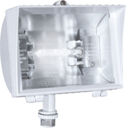 RAB QF200FW Quartz Flood 200W Quartz Halogen Lamp 120V, White