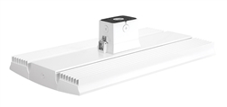 RAB RAILP185NW/D10/WS4 185W Rail LED High Bay with Multi-Level Motion Sensor, Pendant or Surface Mount, 4000K (Neutral), 19865 Lumens, 85 CRI, 120-277V, Dimmable, DLC Listed, White Finish