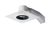 RAB RDLED2R8-WY-TLB 2" Round Remodeler LED, 9W, 3000K, 582 Lumens, 83 CRI, Wall Washer, Trimless Look, TRIAC Compatible, Black Trim