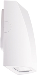 RAB SLIM12NW 12W Slim LED Wallpack, No Photocell, 4000K (Neutral), 1372 Lumens, 82 CRI, Standard Operation, White Finish