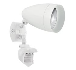 RAB STL3HBLED13W 13W LED Floodlight with Sensor, With Photocell, 5000K (Cool), 724 CRI, 120-277V, White Finish