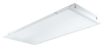 RAB TRLED2X4-50Y/D10/E 50W 2' x 4' LED Troffer, 3000K Color Temperature(Warm), Dimmable w/ Battery Backup, White Finish