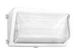 RAB WP3LED55NW LED 55W WP3 Wallpack, No Photocell, 4000K (Neutral), 6533 Lumens, 83 CRI, 120V-277V, DLC Listed, White Finish