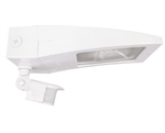 RAB WPLED10MSW Wallpack 10W LED Lamp, Cool White Light 120V-240V with Mini Sensor, White Color