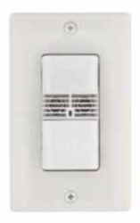 Square D Schneider Electric SLSDWS1277UI 120/277 VAC Wall Switch Occupancy Sensor with Single-Circuit Dual Technology Ivory Color