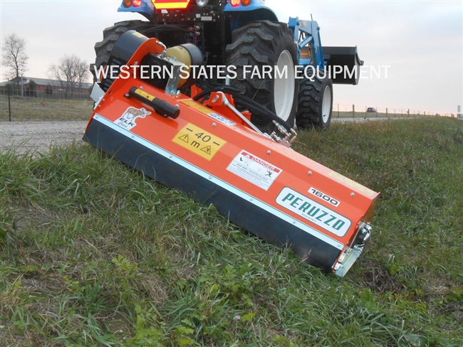 Peruzzo Fox Cross 1600 Orange Ditch Bank Mower