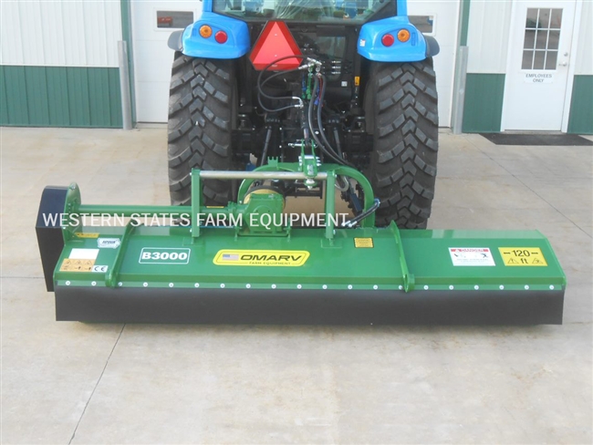 OMARV Model B3000, 10' Offset Flail Mower