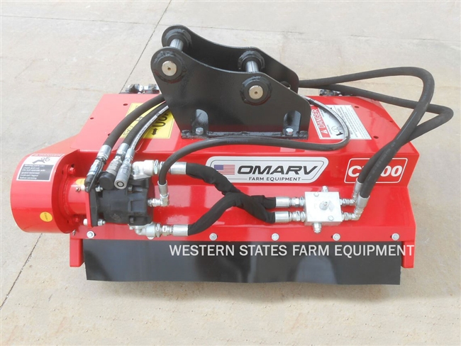 OMARV CT120 Excavator Flail Mower w/Hammer Blades