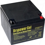 Drypower 12V 24Ah Sealed Lead Acid Gel Battery