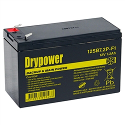 Drypower 12V 7.2Ah Sealed Lead Acid Battery