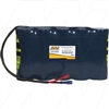Battery pack suitable for AEMC 5600 Digital Micro-Ohmmeter 10A