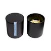 Blue Seaside 2 Wick Candle In Black vessel W/Lid 10oz. Ctn. 6