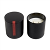 Seaside Holiday 2 Wick Candle In Black Vessel W/Lid 10oz. Ctn. 6