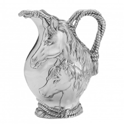 Arthur Court Horse Head Rope Pitcher