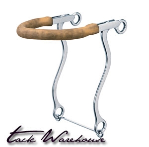 Pony Hackamore with Gum Rubber Covered Bike Chain Noseband