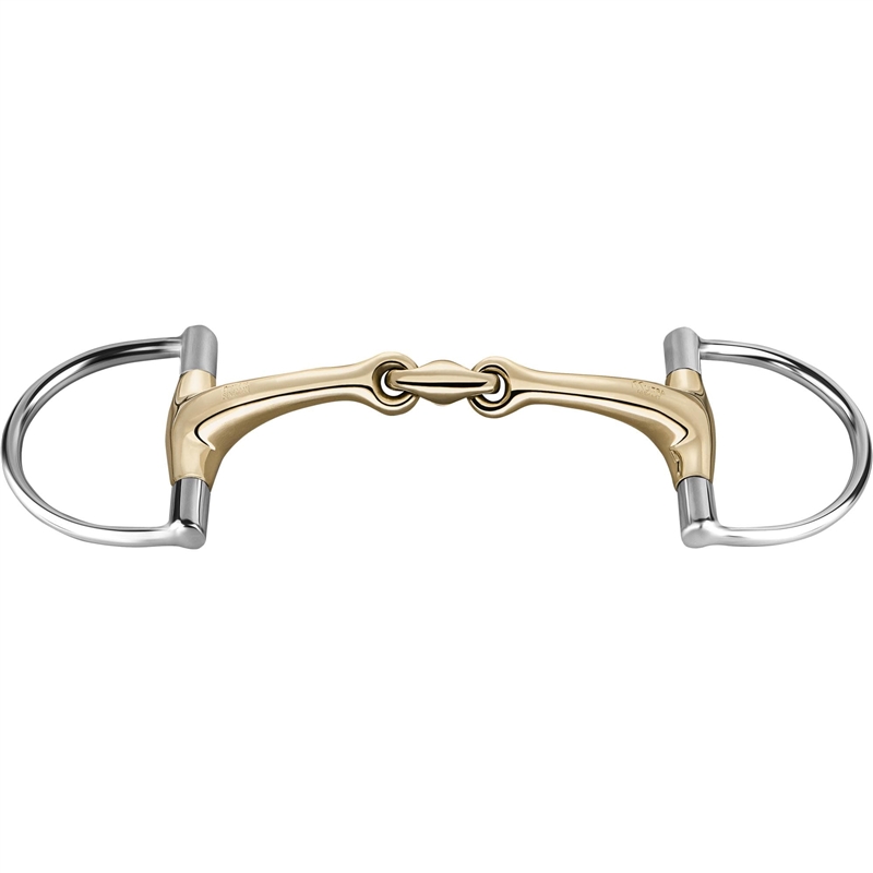 Herm Sprenger Dynamic RS - Hunter Jumper D-Ring, 14 mm double jointed - Sensogan