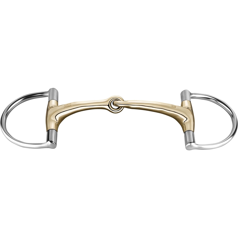 Herm Sprenger Dynamic RS - Hunter Jumper D-Ring, 14 mm single jointed - Sensogan