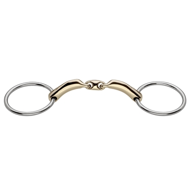 Herm Sprenger novocontact Loose Ring snaffle 14 mm double jointed - Sensogan