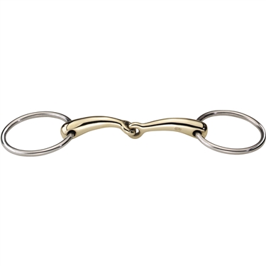 Herm Sprenger Loose Ring snaffle 18 mm curved mouthpiece - Aurigan
