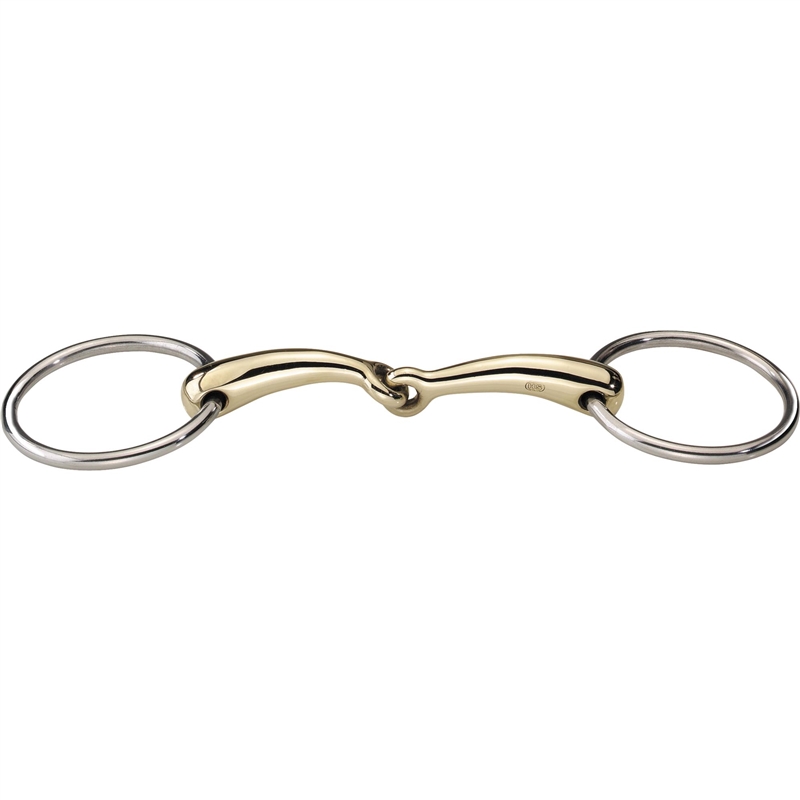 Herm Sprenger Loose Ring snaffle 18 mm curved mouthpiece - Aurigan