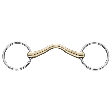 Herm Sprenger CM Mullen Mouth snaffle 16 mm rigid mullen mouth bit with port