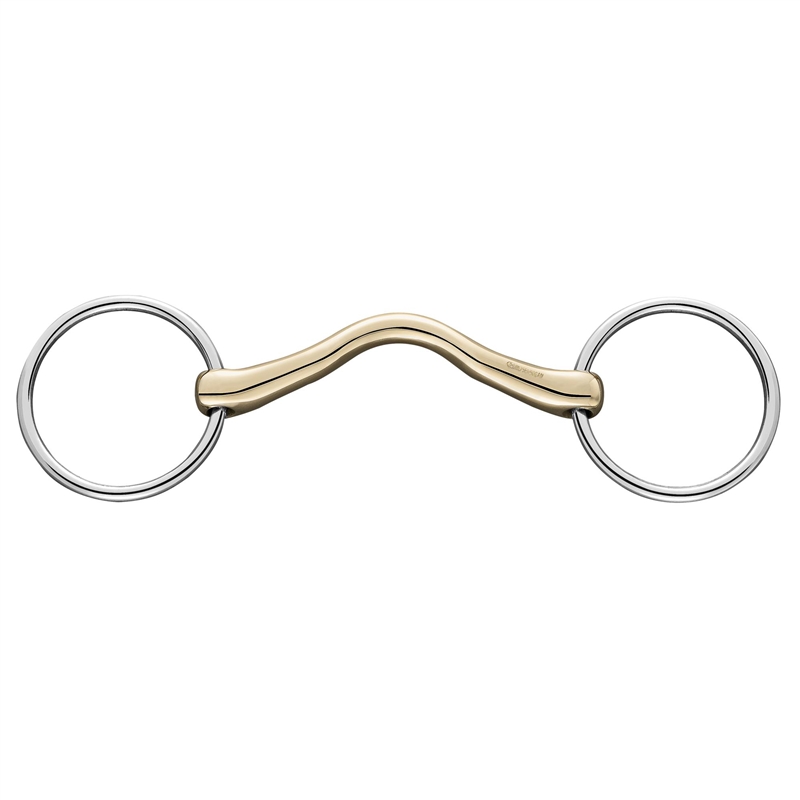 Herm Sprenger CM Mullen Mouth snaffle 16 mm rigid mullen mouth bit with port