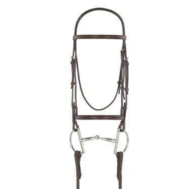 Camelot; Plain Raised Snaffle Bridle