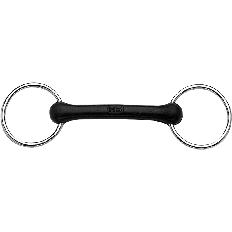 Herm Sprenger Rubber Mullen Mouth bit 20 mm straight and flexible mouthpiece