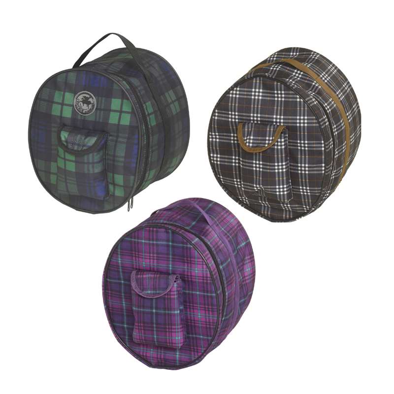 Classic Plaid Helmet Bag