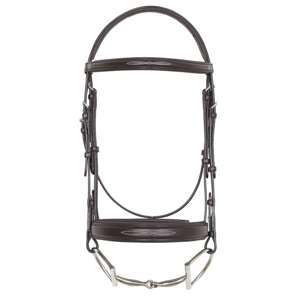 Camelot; Fancy Stitched Wide Noseband Comfort Padded Snaffle Bridle