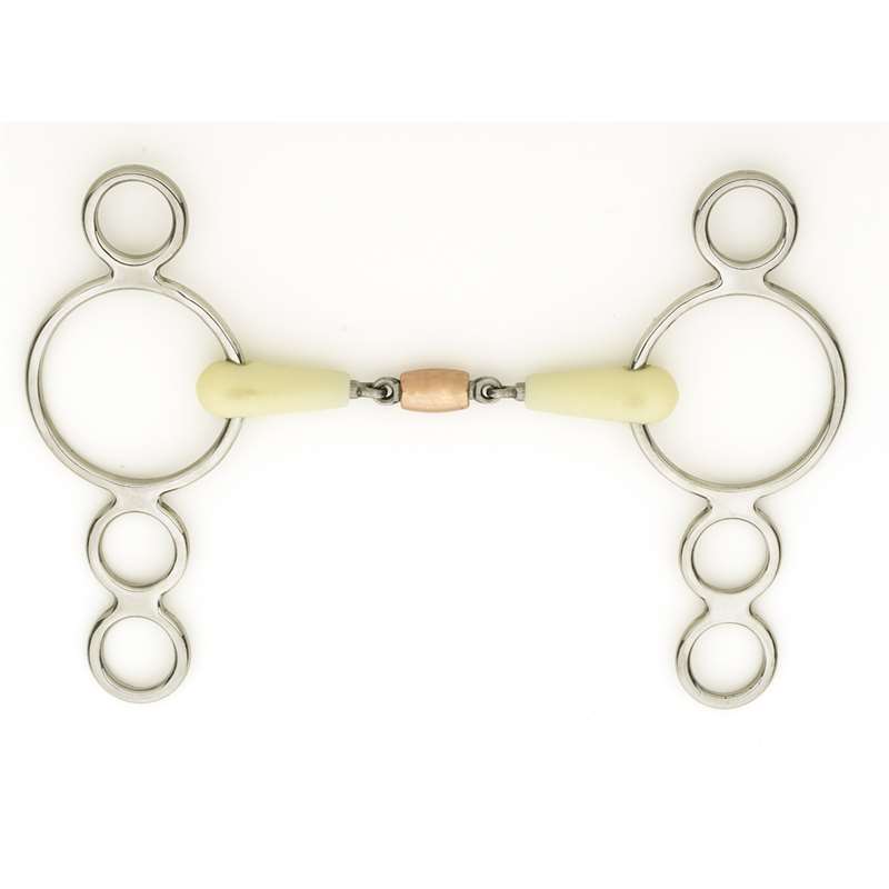 Happy Mouth Copper Roller Mouth 3-Ring Pessoa Gag