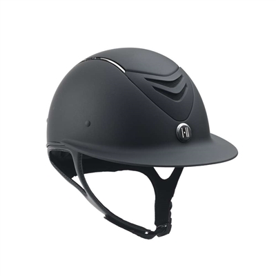 One Kï¿½ Defender AVANCE Wide Brim Chrome Stripe Helmet