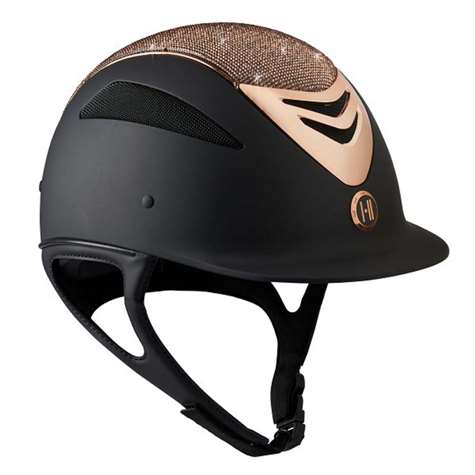 One K Defender Glamour Rose Gold Equestrian Riding Helmet