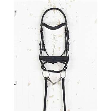 Ovation Rosegold Dressage Bridle with Crank Noseband and Flash