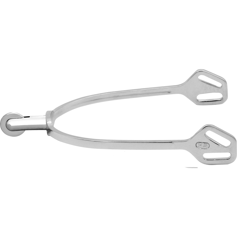 Herm Sprenger ULTRA fit SLIMLINE spurs with Balkenhol fastening - Stainless steel, 25 mm rounded with little round rowel