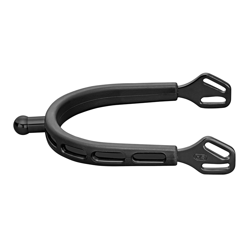 Herm Sprenger Spurs ULTRA fit EXTRA GRIP spurs "Black Series" with Balkenhol fastening - Stainless steel anthracite, 20 mm ball-shaped