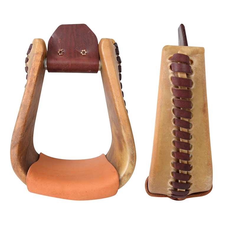 Martin Saddlery Rawhide Roper Stirrup 3-inch Deep