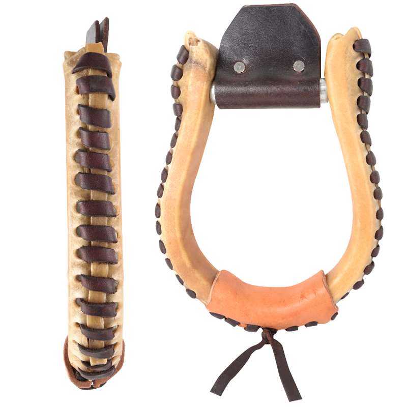 Martin Saddlery Rawhide Oxbow Stirrup