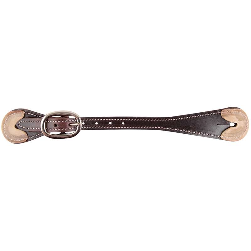 Martin Saddlery Staight Latigo Spurstraps with Rawhide Ends