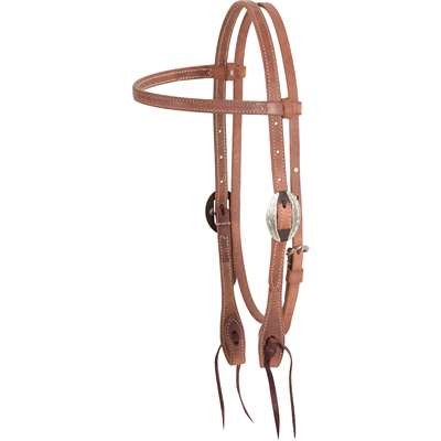 Martin Saddlery Fancy Buckle Browband Headstall