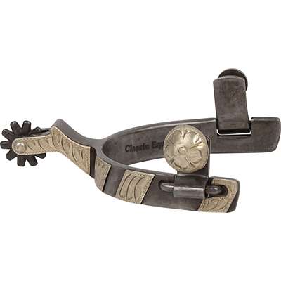 Classic Equine Cowboy Spurs 3/4-inch Band with Chap Guard