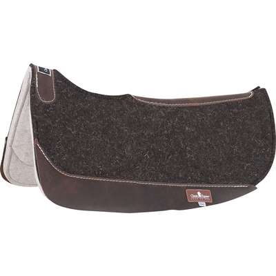 Classic Equine ESP Felt Top Barrel Countoured Western Saddle Pad 2, 1-inch Thick , â€‹31"x32"