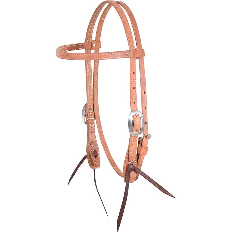Martin Saddlery Harness Gag Browband Headstall Stitched 5/8-inch Thick