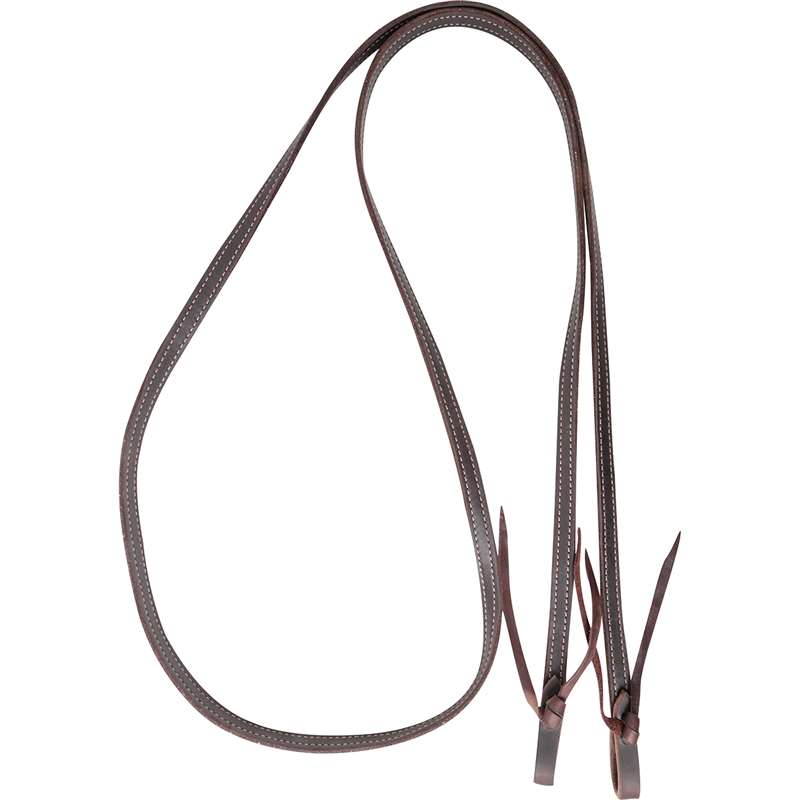Martin Saddlery Double Stitched Roping Rein 5/8-inch Thick Tied Ends