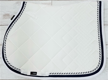 ERS-Catago-Diamond-Saddle-Pad-White-Navy