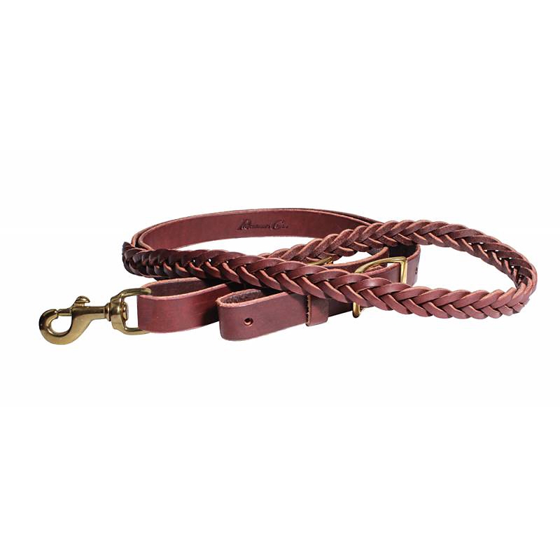 Schutz Brothers 5-Plait Latigo Western Horse Roping Rein